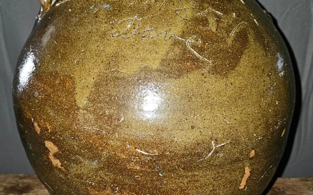 Edgefield South Carolina Signed LM OCT 31, 1857 Dave Drake Jug