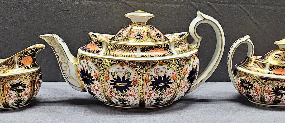Royal Crown Derby “Imari” Pattern Tea Set