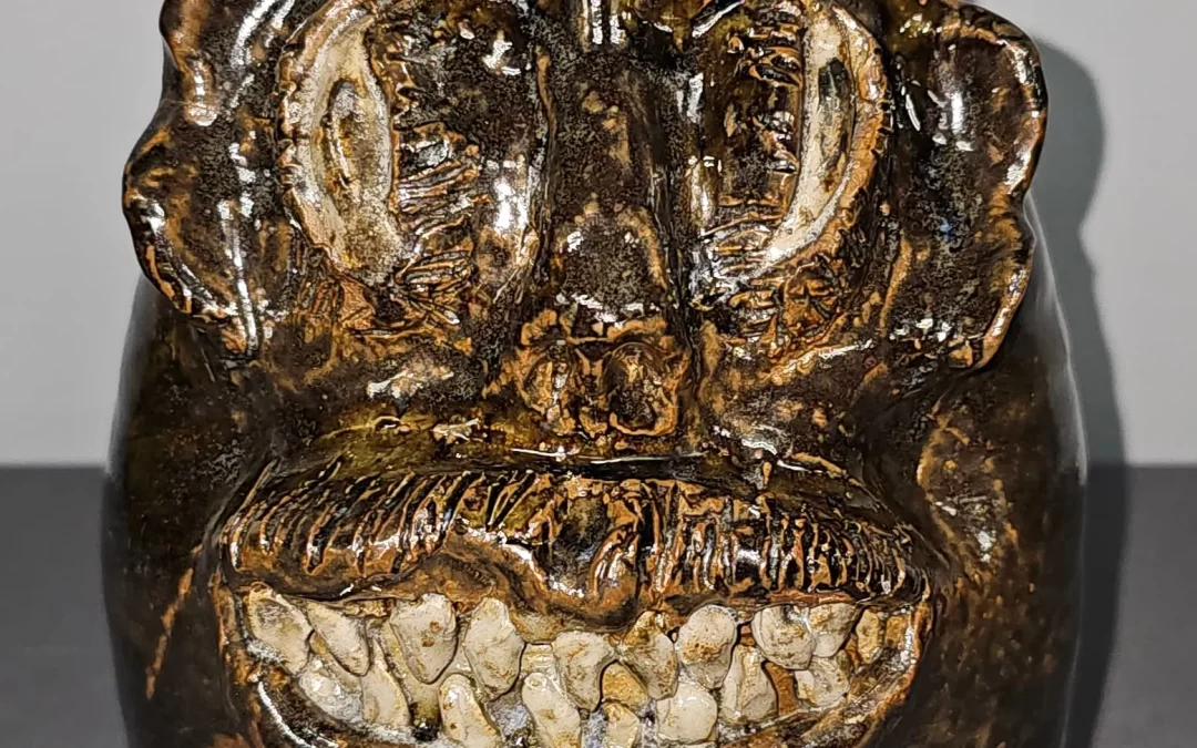 Scarce Marie Rogers Devil Face Jug