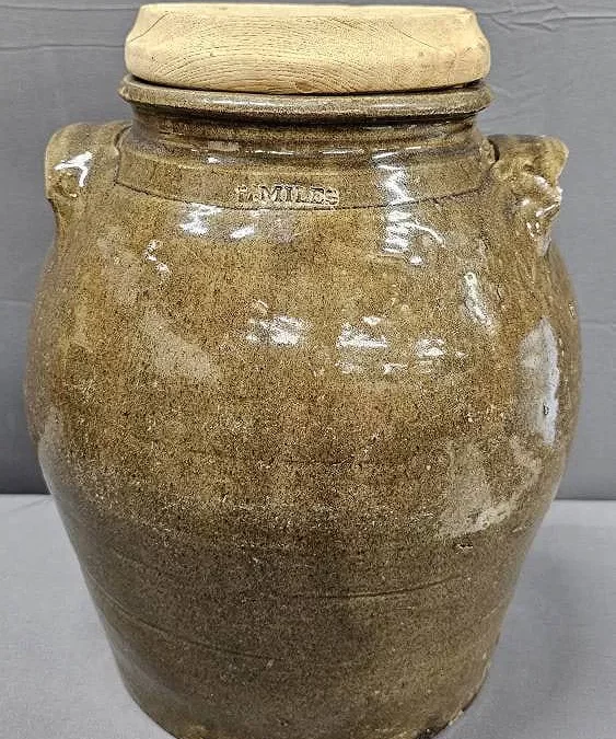Significant South Carolina Dave Drake “LMILES” Block Stamp Churn