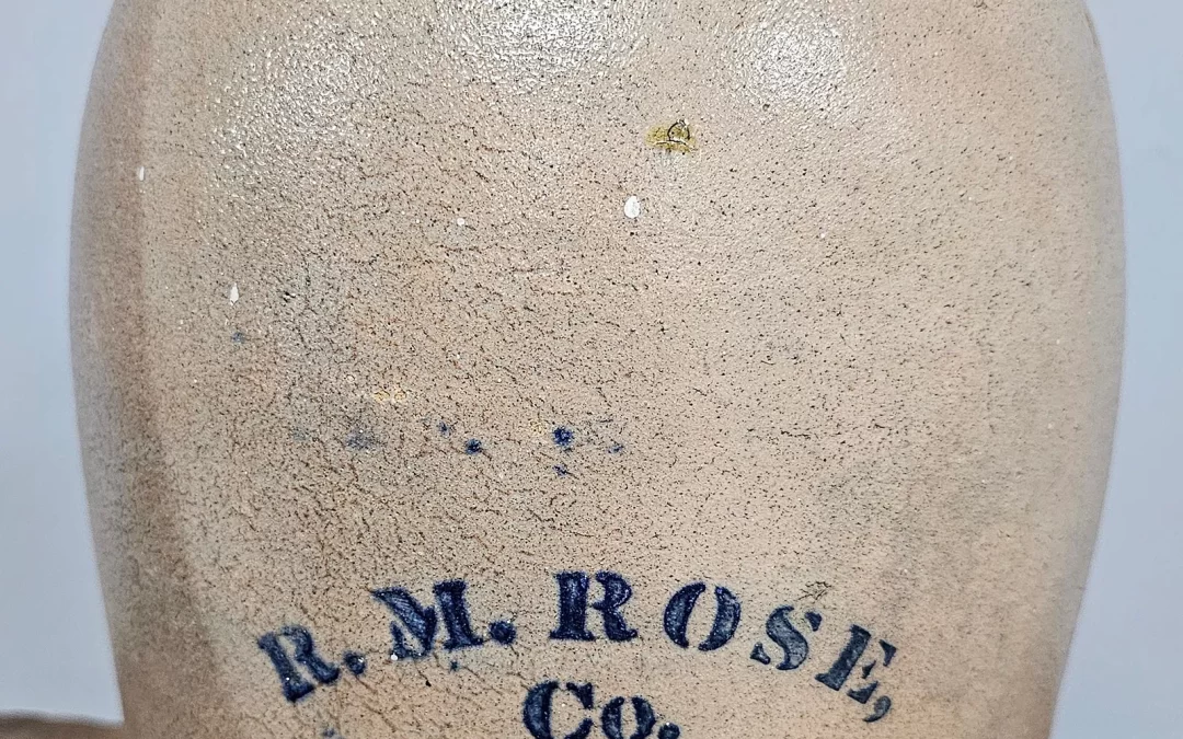 Stunning Signed CH Bird – RM Rose 2gal Liquor Jug