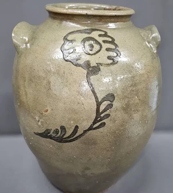 Thomas Chandler Edgefield SC Broken Stem Jar