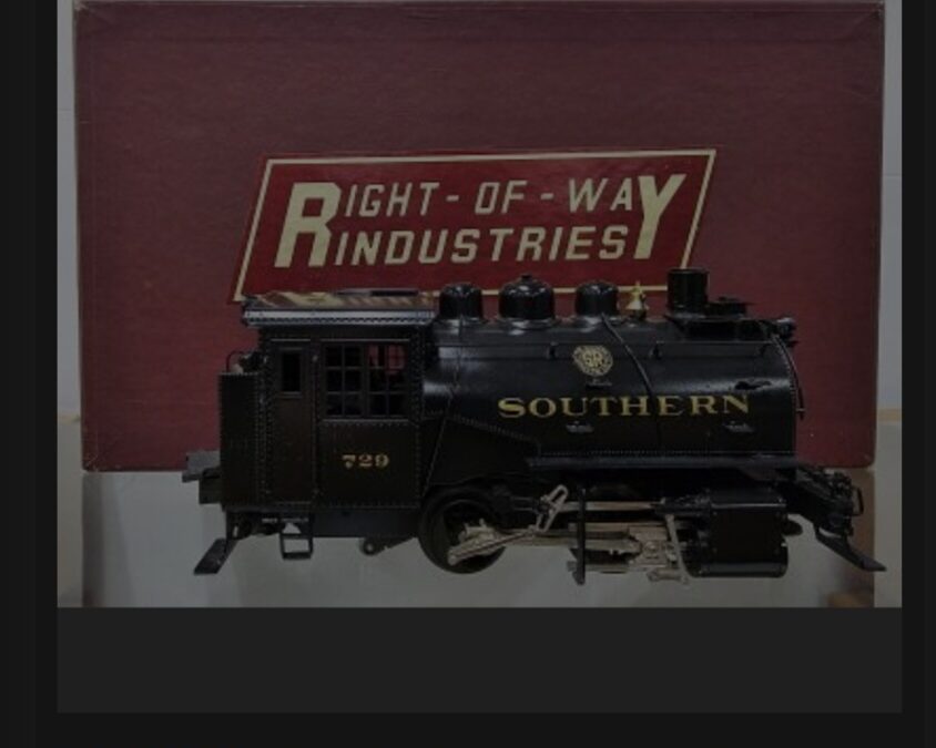 Lot 110: Right-of-way Industries Southern Railroad 04 0T Brass Saddle Tank Engine