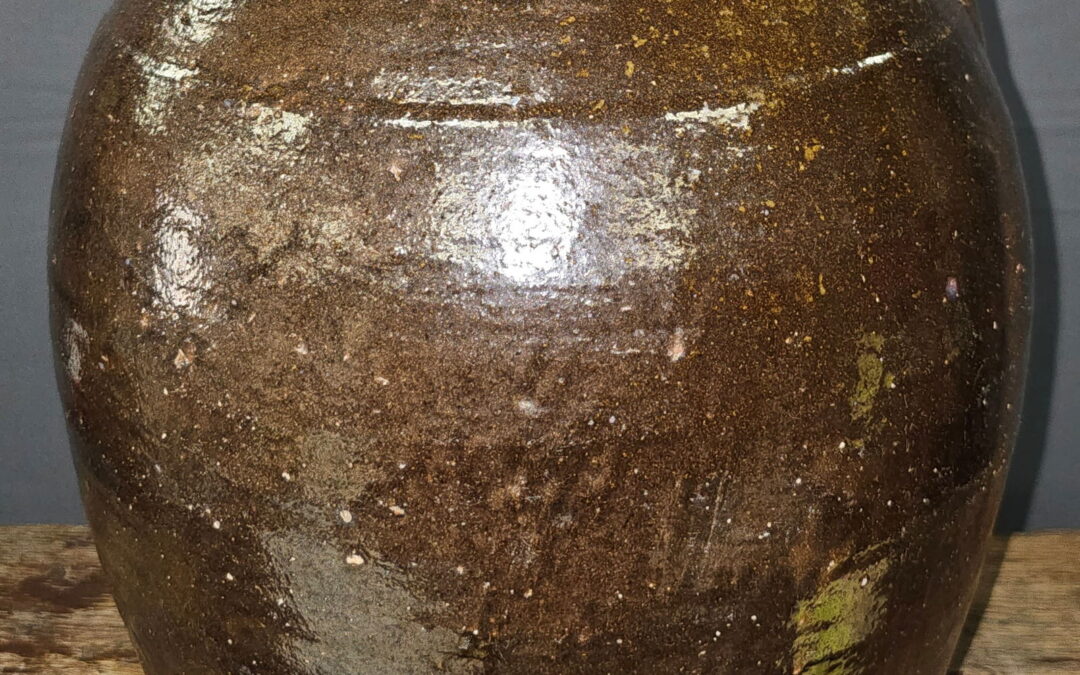 Signed (LJ) Wash. Co. Decorated 3gal Jar