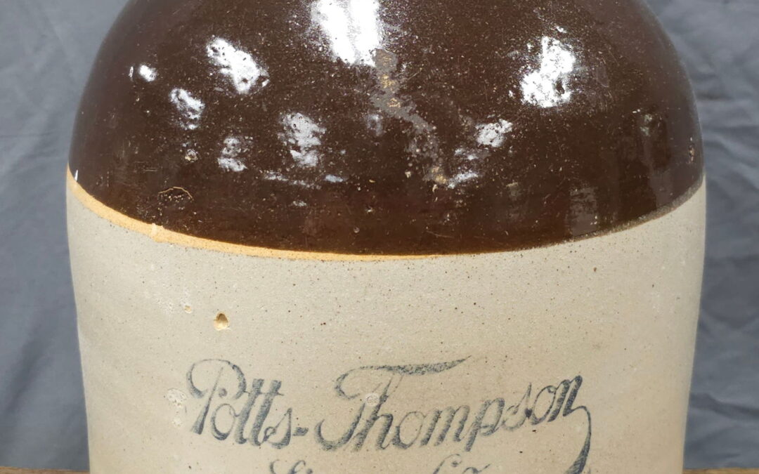 Early Potts-Thompson Atl., GA Liquor Co. 3gal Jug