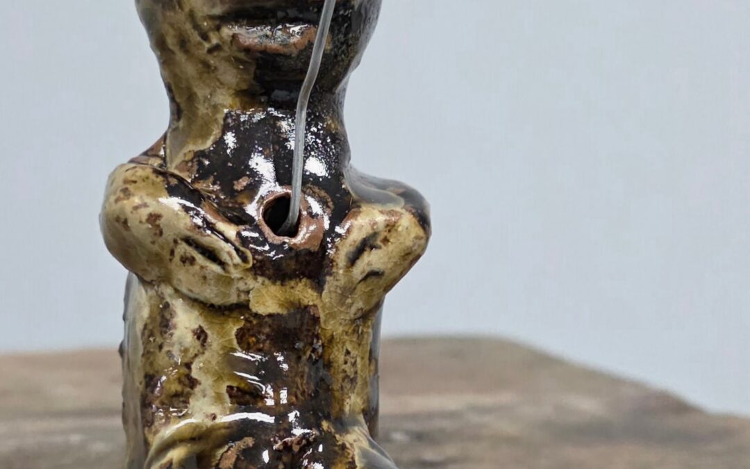 Marie Rogers Little Boy Fishing Pottery Figural